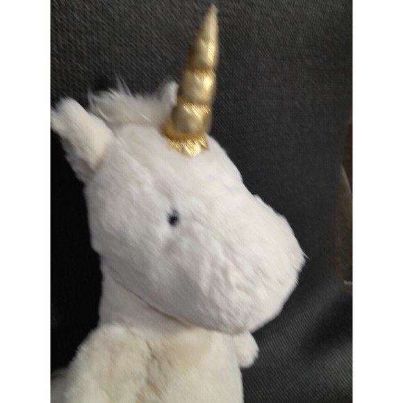 Baby Unicorn Plush 12" POTTERY BARN KIDS WHITE STUFFED ANIMAL PLUSH TOY LOVEY - Picture 3 of 6